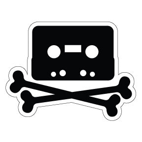 Detailed image of Pirate Bay Logo clean version fun laptop water bottle sticker high quality graphics to put on your water bottle or laptop