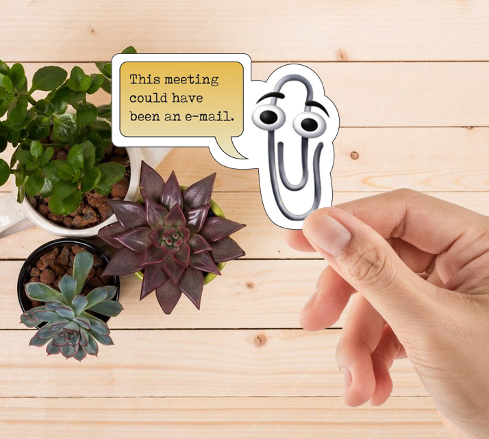 This meeting could have been an email, printable sticker, Laptop Sticker, Digital Art, Stickers, Water Bottle Sticker, planner sticker, Die-Cut Sticker, Laptop Sticker, Water Bottle Sticker, planner sticker, custom sticker