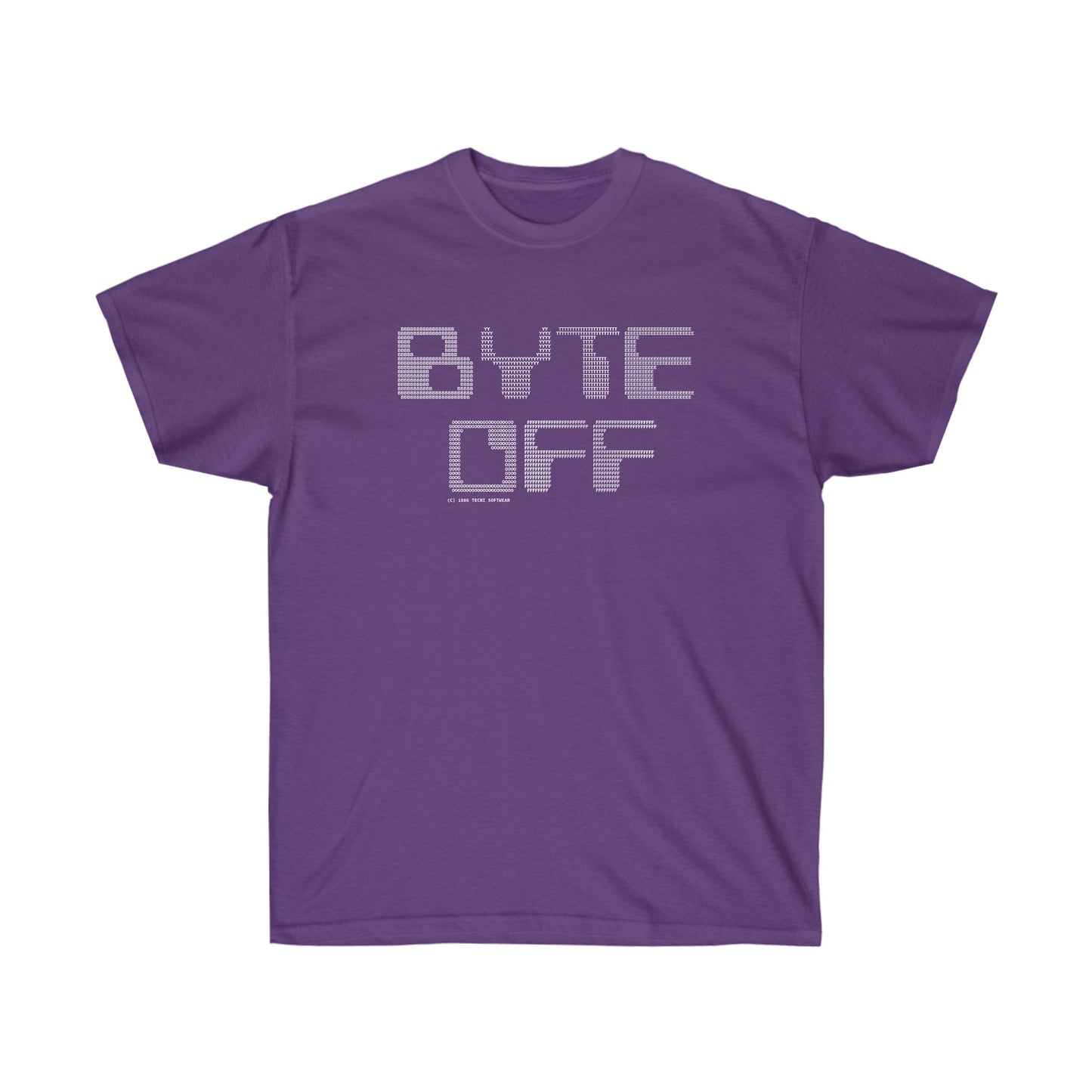 Straight Cut - Stranger Things - Dustin BYTE OFF - PURPLE shirt