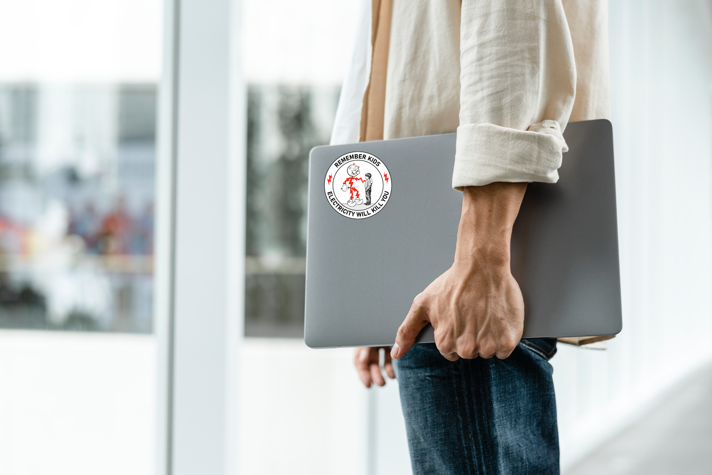 Electricity Will Kill You, electricity kills, printable sticker, Laptop Sticker, Digital Art, Stickers, Water Bottle Sticker, planner sticker, Die-Cut Sticker, Laptop Sticker, Water Bottle Sticker, planner sticker, custom sticker