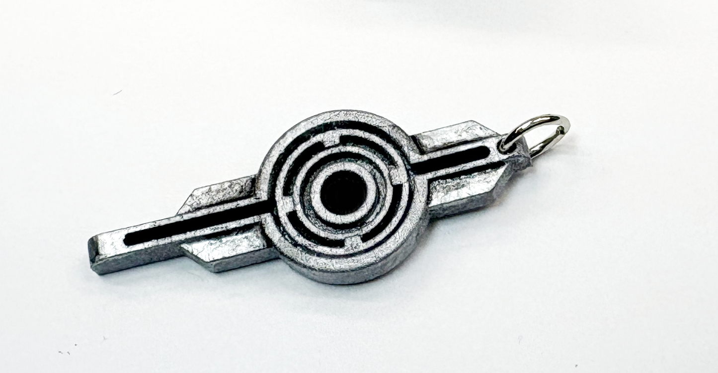 Neuromancer Head Plug / Jack - Necklace - Please read description about jump ring preference