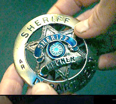 Silo - Wool - Raw Resin Casting - Sheriff Becker Badge (with TRUTH inscription)