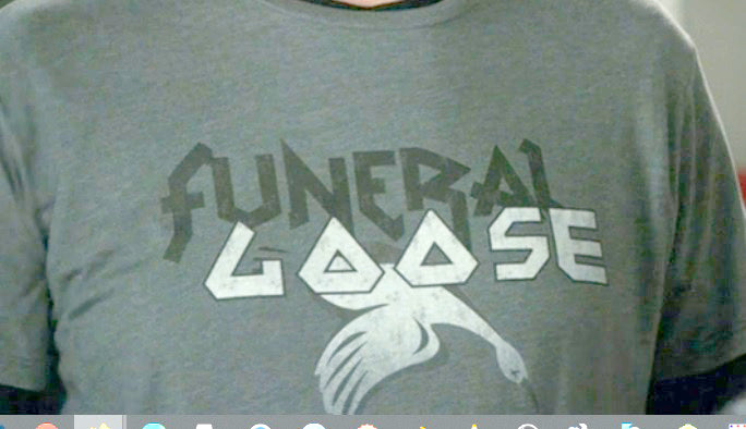 Fitted Cut - Life in Pieces Funeral Goose shirt - screen accurate