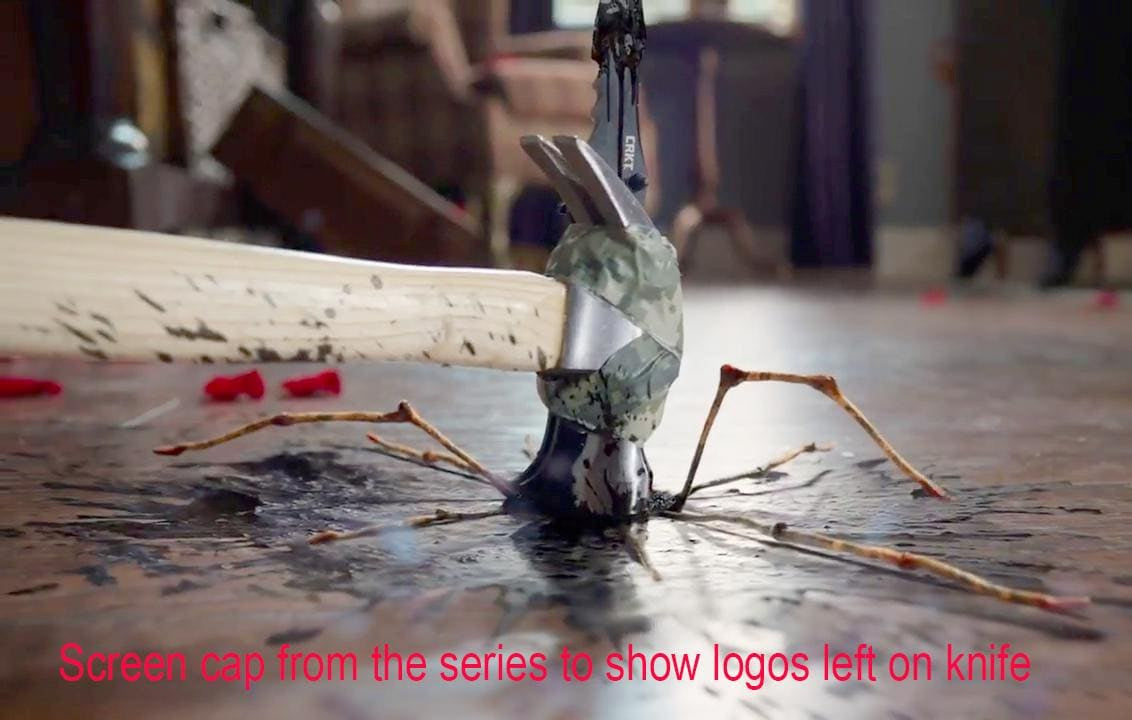 Santa Clarita Diet - Joel Hammer Knife - Screen accurate Joel hammer-knife from the series (Not Star Wars Prop)