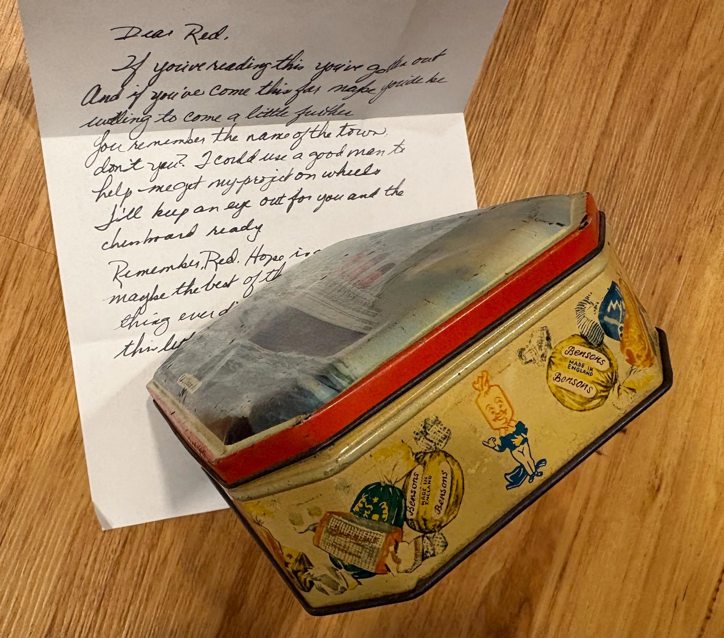 The Shawshank Redemption - Metal Tin That Andy Buried Under The Oak Tree - Cleaner Version