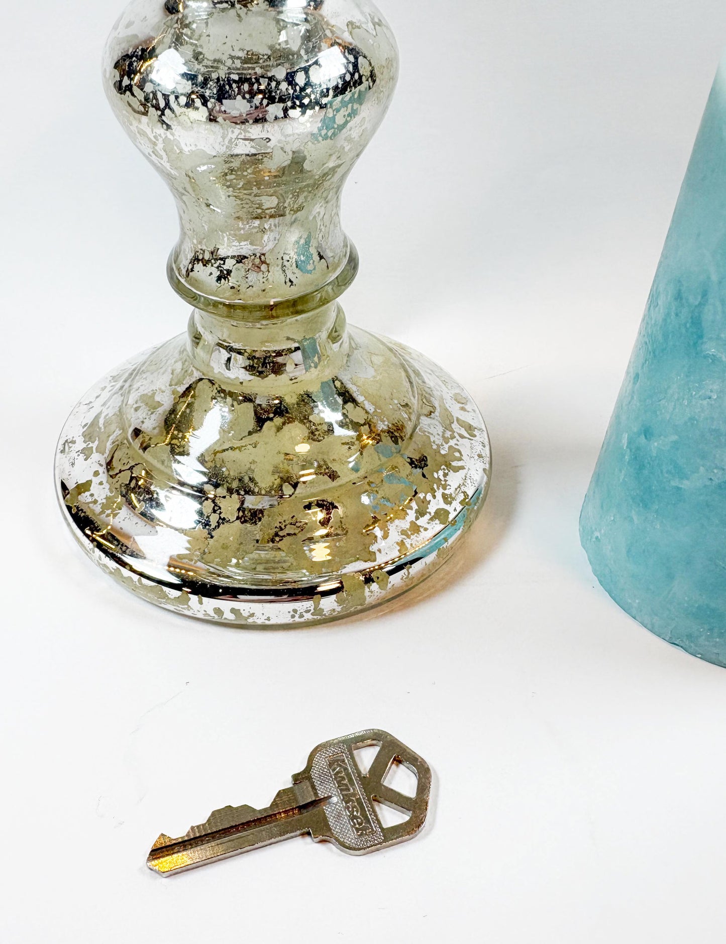 Santa Clarita Diet candle holder and key - Screen accurate same as seen on screen candle holder from the series (Not Star Wars Prop)