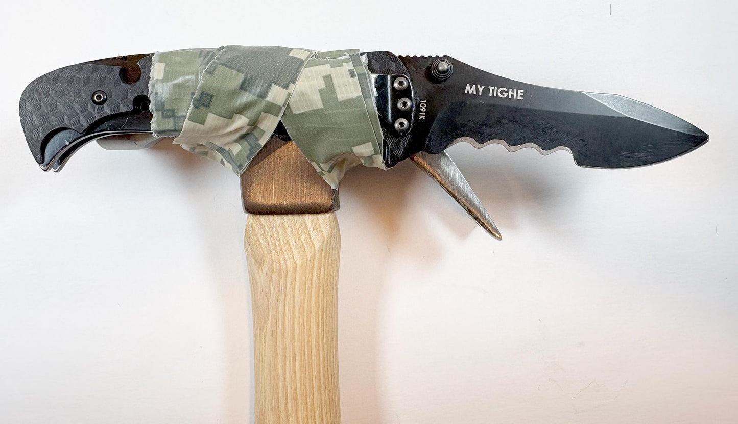 Santa Clarita Diet - Joel Hammer Knife - Screen accurate Joel hammer-knife from the series (Not Star Wars Prop)