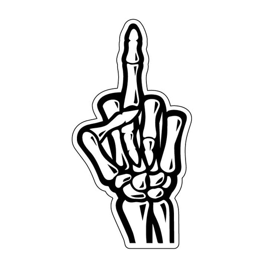 middle finger, flip off, the bird, metal fingers, printable sticker, Laptop Sticker, Stickers, Water Bottle Sticker, planner sticker