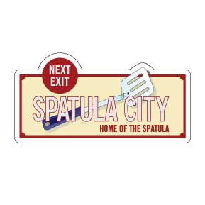 Sticker, UHF, Spatula City, Weird Al, printable sticker, Laptop Sticker, Digital Art, Stickers, Water Bottle Sticker, planner sticker